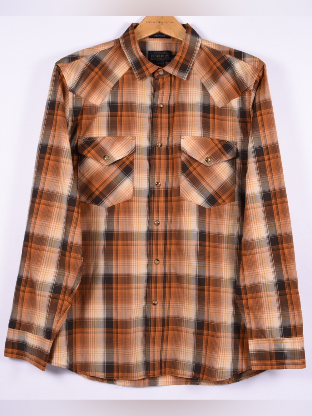 Pendleton Frontier Plaid Western Shirt Large